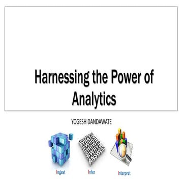 Harnessing the power of analytics