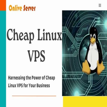 Boost Your Website Performance with Onlive Server Cheap Linux VPS