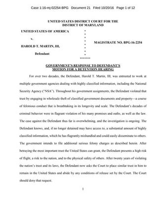 Ex-NSA Contractor Stole at Least 500 Million Pages of Records and Secrets