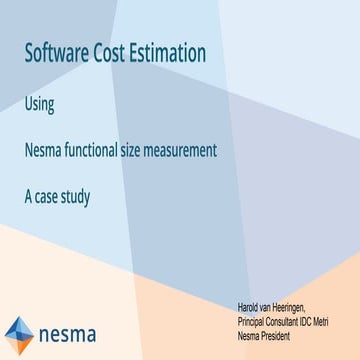Harold van Heeringen - Nesma FP in Cost Estimation.pdf