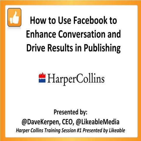 Harper collins facebookintro