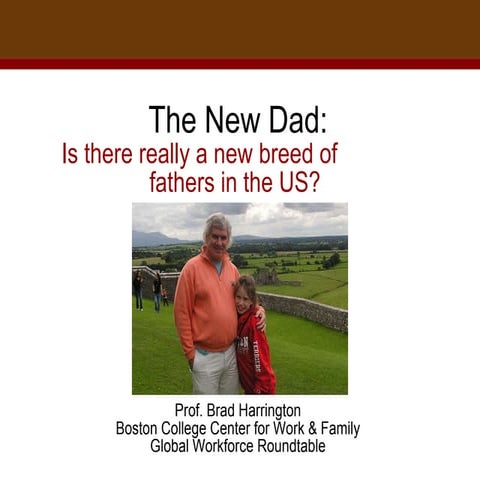 Brad Harrington Fatherhood Presentation