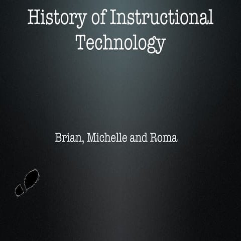History of Instructional Technology Exhibit