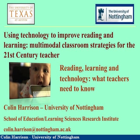 Teaching using multimodal technologies