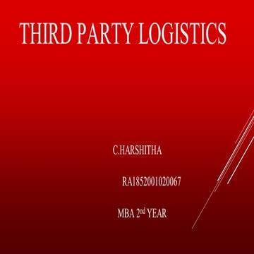 Third Party Logistics