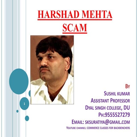 Harshad mehta scam