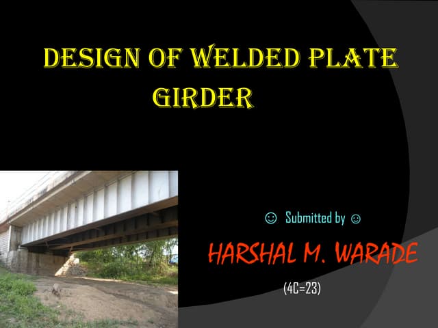 Steel Plate Girder Bridge Design | PDF