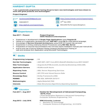 Harshit Gupta-Project Engineer