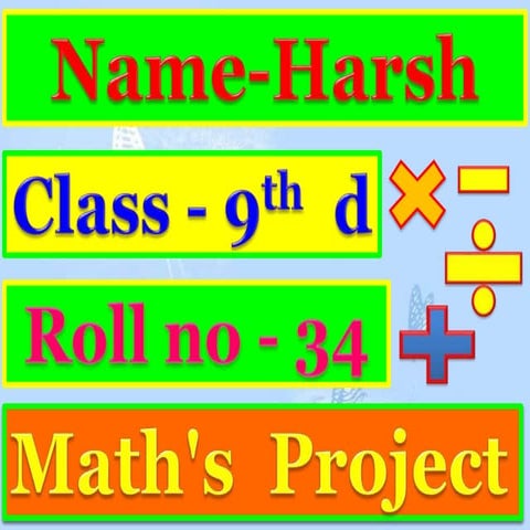 Harsh math ppt number system