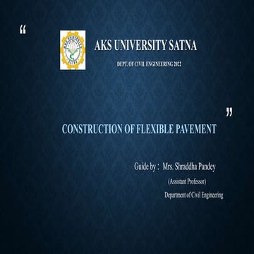CBR Method of Design a Flexible pavement | PPTX