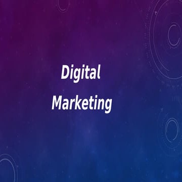 Digital marketing | PPTX