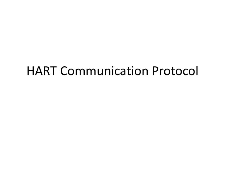 Hart communication protocol
