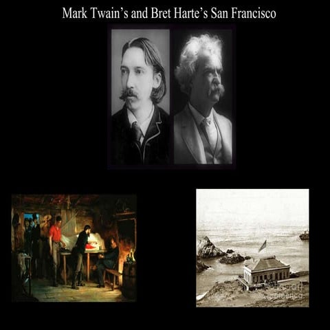 Bret Harte and Mark Twain in San Francisco