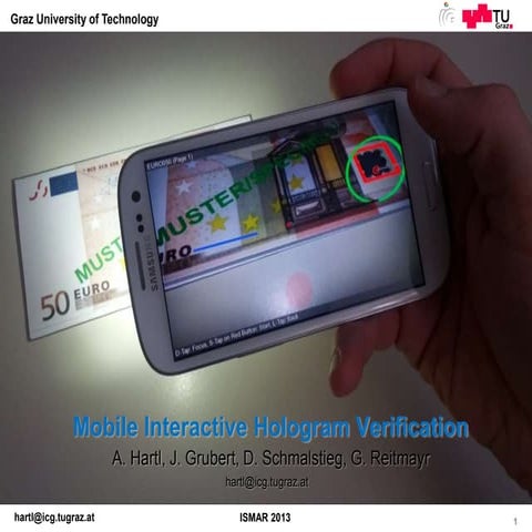 Mobile Interactive Hologram Verification