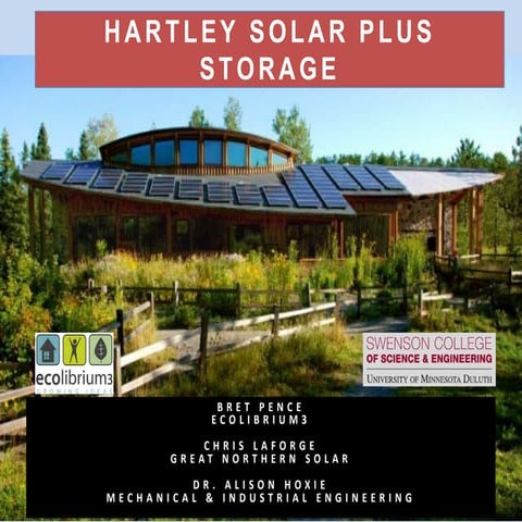 Solar Plus Storage at Hartley Nature Center in Duluth, MN