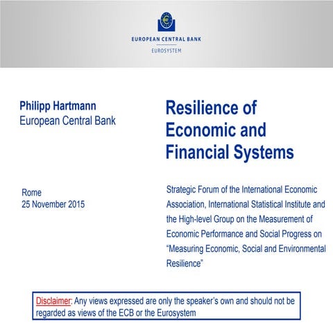 HLEG thematic workshop on measuring economic, social and environmental resili...