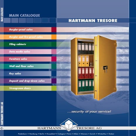 Hartmann Tresore catalog SEIFURI
