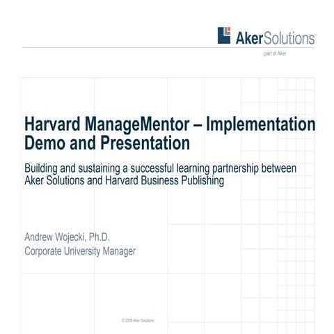 Harvard Manage Mentor And Leaders As Teachers Demo   Oct. 15 2008