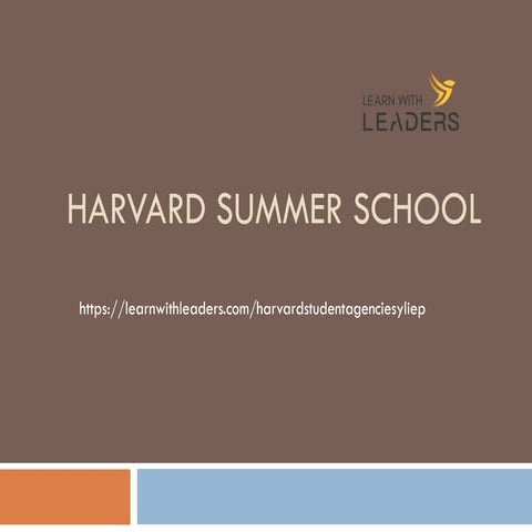 Harvard Summer School | PDF