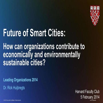 Harvard GSD Exec.Ed Leading Organizations _ lecture, february 5 2014