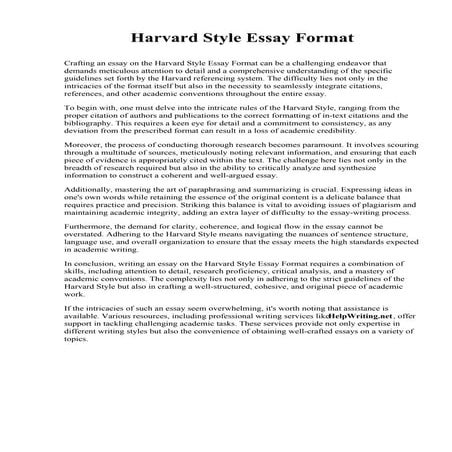 Harvard Style Essay Format.pdf