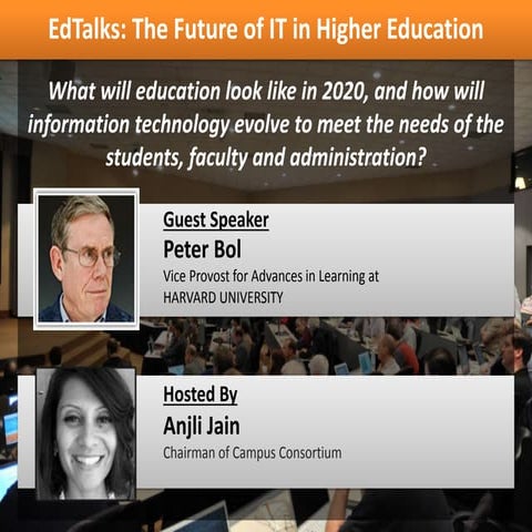 Campus Consortium Edtalks Featuring Harvard University