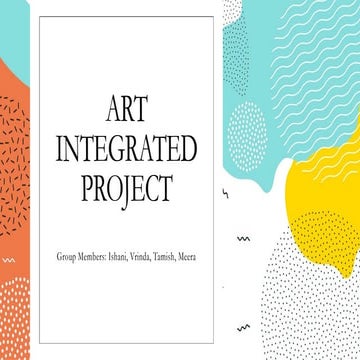 Art Integrated project