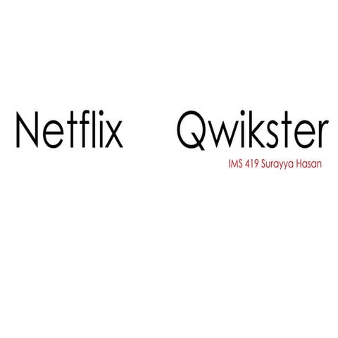 Why Netflix failed with Qwikster