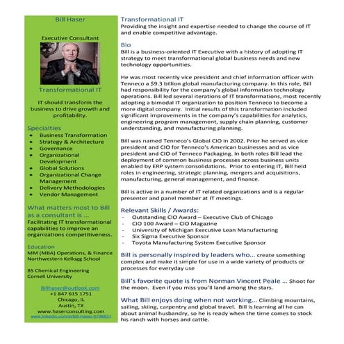 Haser Consulting - Tranformational IT