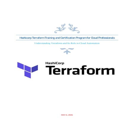🌍 Terraform Associate (003) Certification – Complete Guide | PPTX