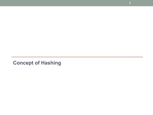 Hashing Technique: Graph theory (Data Structure)