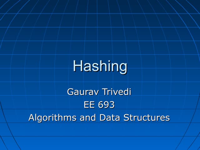 Hashing gt1