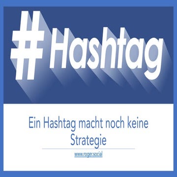 Hashtag eine Anleitung für Social Media und Digital Marketing