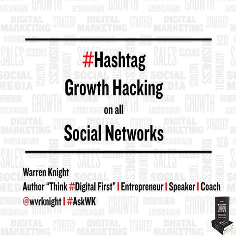 #Hashtag Growth Hacking on all Social Networks