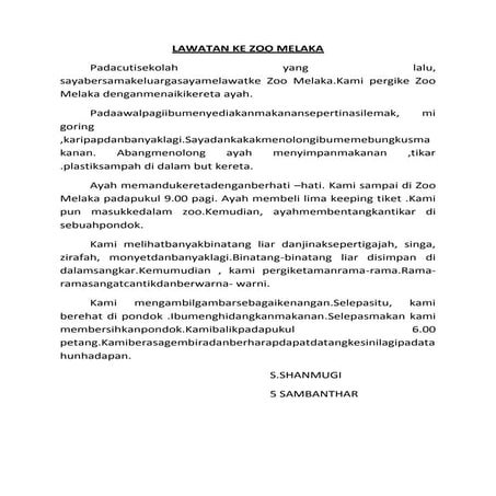 Hasil kerja murid thn 5s