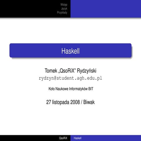 Haskell