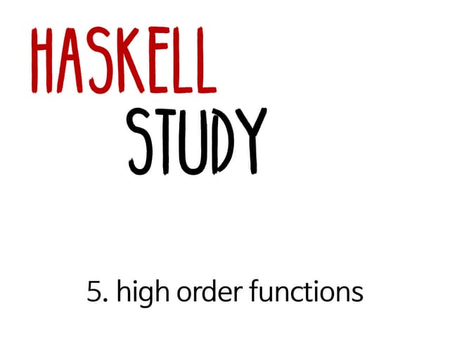 Haskell study 5