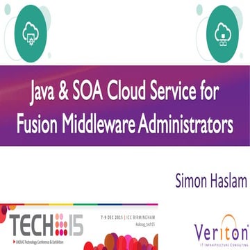 Java & SOA Cloud Service for Fusion Middleware Administrators