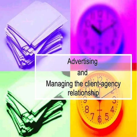 Advertising communication and Agency