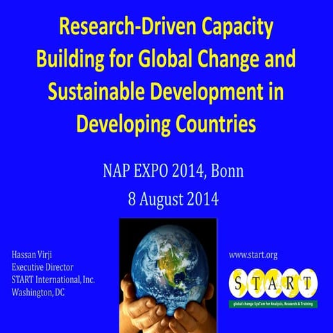 Hassan Virji, START: Research driven capacity building