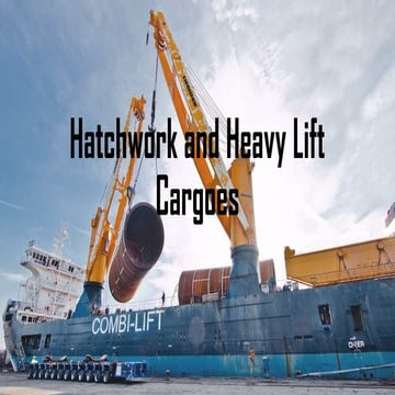 Efficient Hatchwork Design and Heavy Lift Cargo Handling in Maritime ...