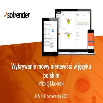 Wykrywanie mowy nienawiści w języku polskim