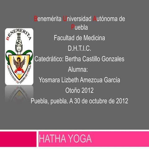 Hatha yoga 1