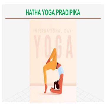 HATHA YOGA PRADIPIKA