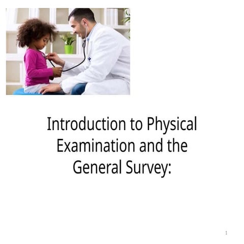 Health assessment physical examination | PPTX