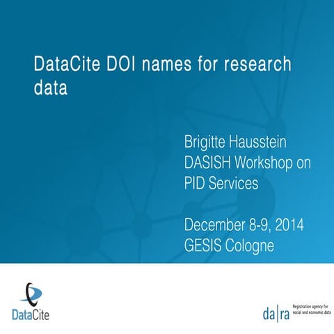 Hausstein data cite-dara-dasish2014