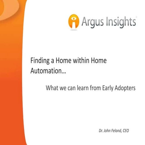 Lessons from Home Automation Early Adopters, Why Dropcam is better than Nest ...