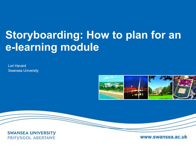 Storyboarding: how to plan for an e-learning module