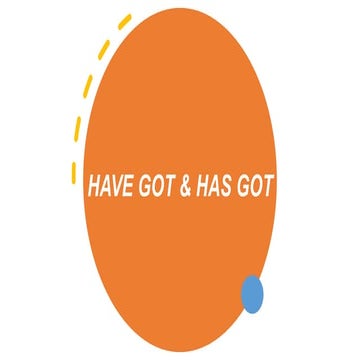 Have got & Has got - grammar