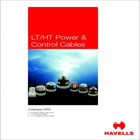 Havells power cable catalogue
